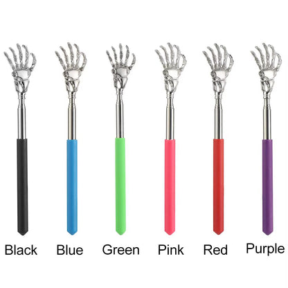 New Extendable Stainless Steel Back Scratcher Back Scratching Relaxation Massager Kit Telescoping Itch Hackle Health Products