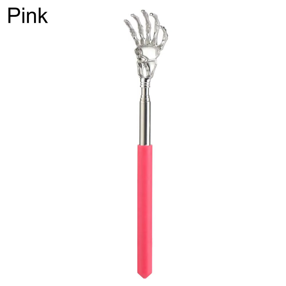 New Extendable Stainless Steel Back Scratcher Back Scratching Relaxation Massager Kit Telescoping Itch Hackle Health Products