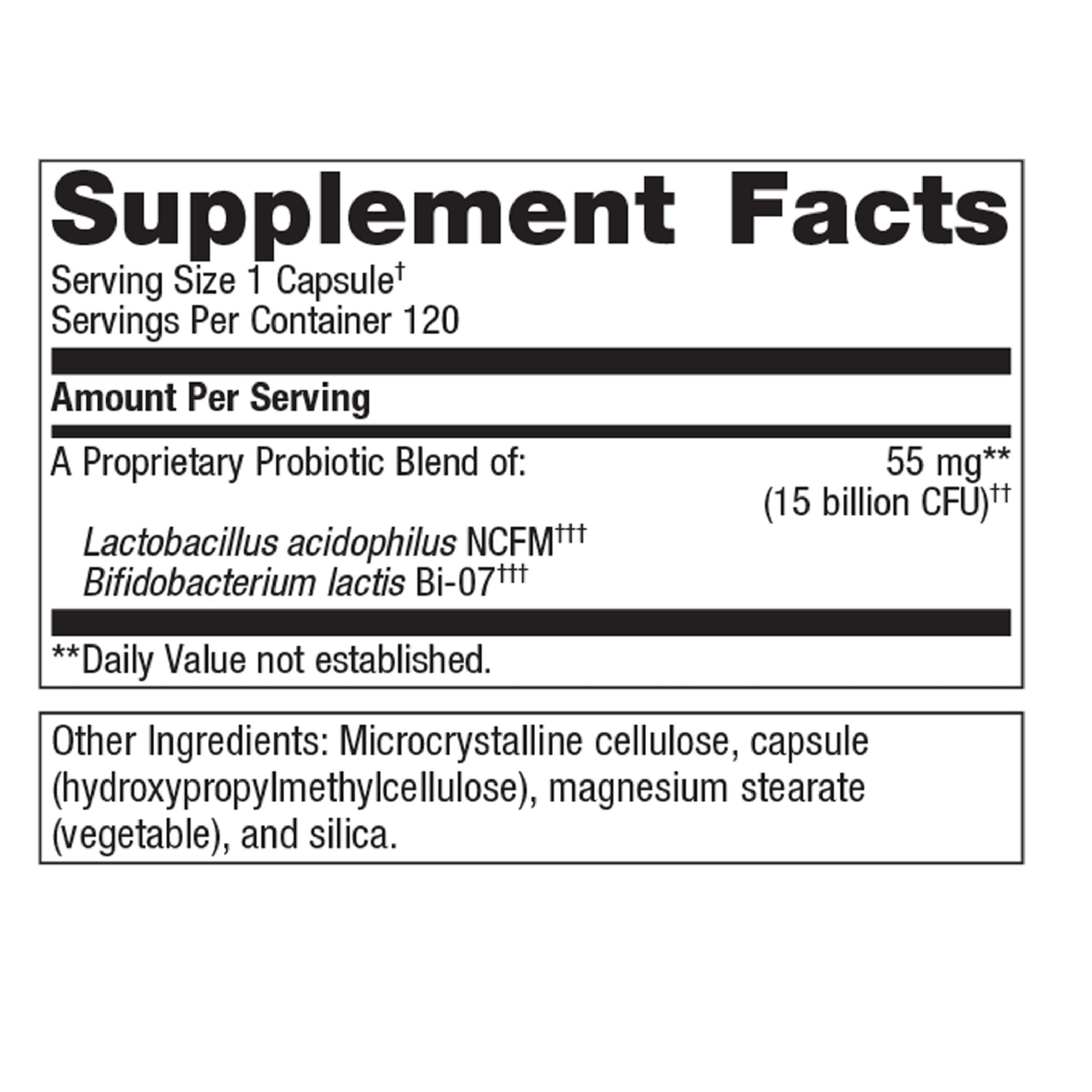 Ultraflora Balance Probiotic - Probiotics for Digestive Health* - Immune Support Supplement* - Gastrointestinal Support* - Probiotic Supplement - 120 Capsules