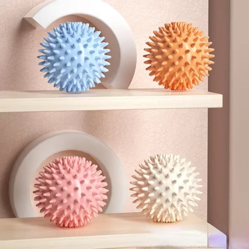 Durable PVC Spiky Massage Ball Trigger Point Sport Fitness Hand Foot Pain Relief Plantar Fasciitis Reliever Hedgehog Balls 6Cm