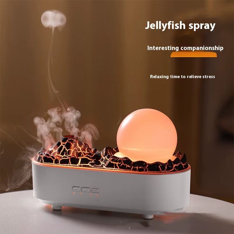 Volcano Humidifier Household Heavy Fog Desktop Creativity Ornaments for Home Fragrance Mist Mak Smoking