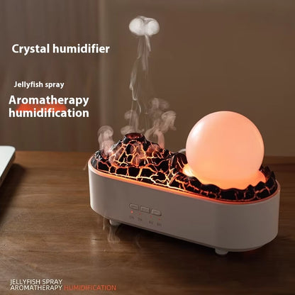 Volcano Humidifier Household Heavy Fog Desktop Creativity Ornaments for Home Fragrance Mist Mak Smoking