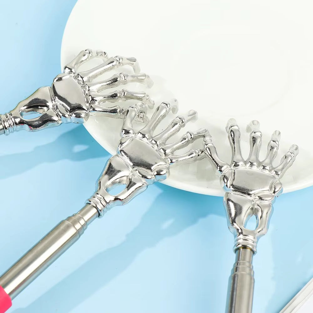 New Extendable Stainless Steel Back Scratcher Back Scratching Relaxation Massager Kit Telescoping Itch Hackle Health Products