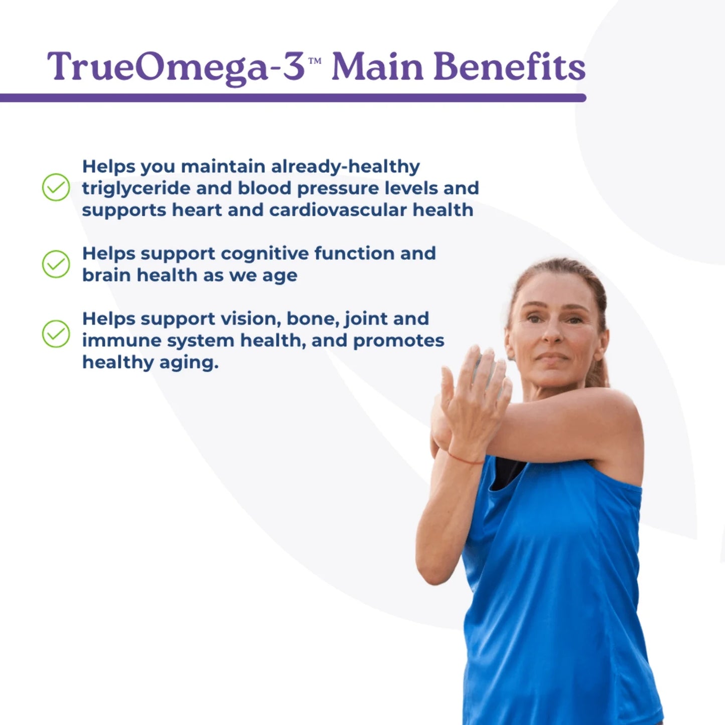 Trueomega-3 - Pure and Potent Fish Oil, 60 Softgels