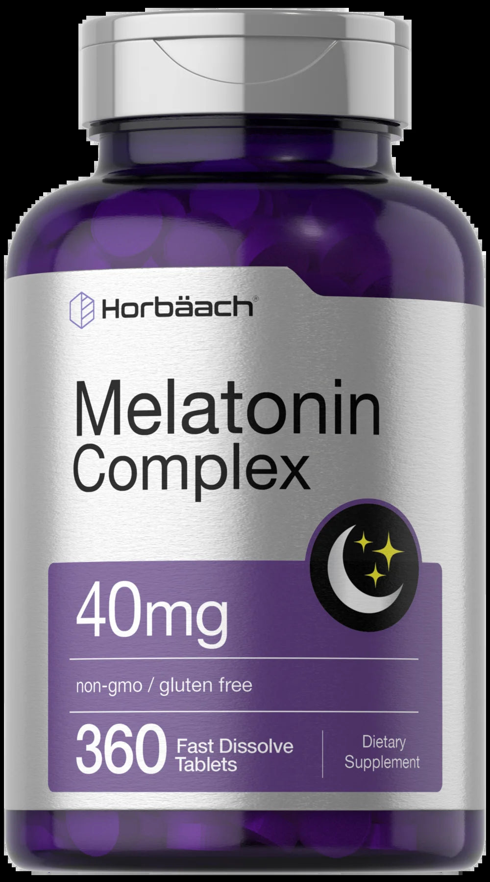 Melatonin Complex 40Mg | 360 Fast Dissolve Tablets | for Men and Women | by