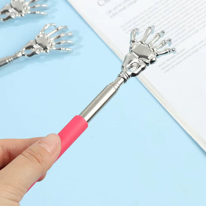 New Extendable Stainless Steel Back Scratcher Back Scratching Relaxation Massager Kit Telescoping Itch Hackle Health Products