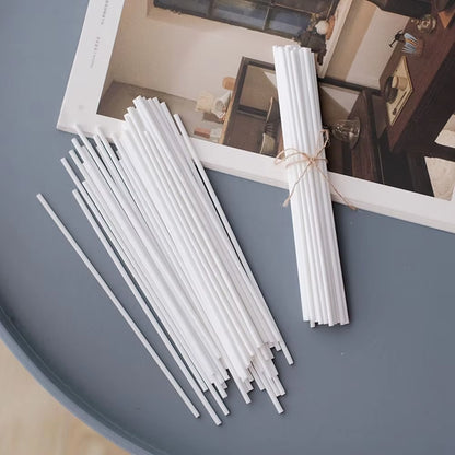 50Pcs Fiber Sticks Diffuser Aromatherapy Volatile Rod for Home Fragrance Diffuser Home Decoration