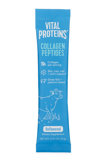 Collagen Peptides Stick Pack Box, Unflavored, 10G, 20 Packets