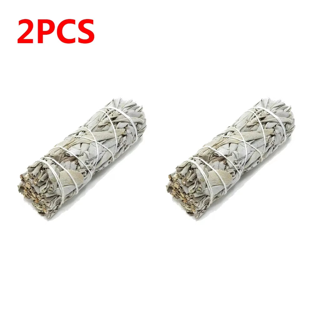 Incense Blue Sage Sticks Burning Healing Meditation Pure Leaf Purification Sticks Portable Treatment Burning Aromatherapy